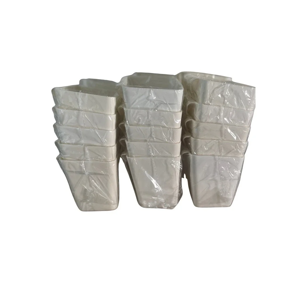 Scandi Minimalist Containers White Hanging Storage Cups Organizer Set of 30‎ NEW